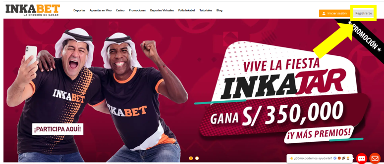 cÃ³mo registrarse en inkabet