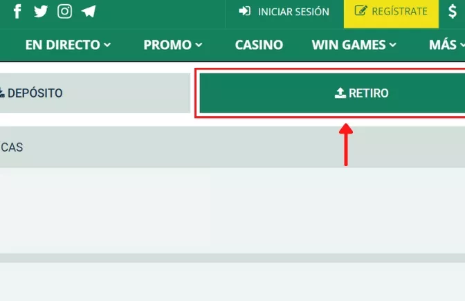 ¿Cómo retirar en Betwinner?
